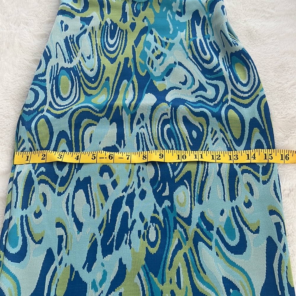 ZARA Cut Out Jacquard Dress - Picture 3 of 4